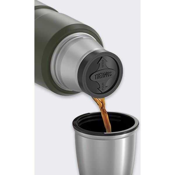 Thermos Termos Thermos Stainless King Beverage 0,4 Army 14239490 5010576700186