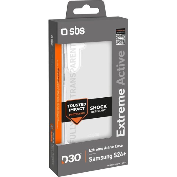 SBS Mobile Etui SBS D3O do Samsung Galaxy S24+ - przezroczyste 14252159 8018417468018