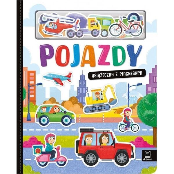 Aksjomat Pojazdy książeczka z magnesami