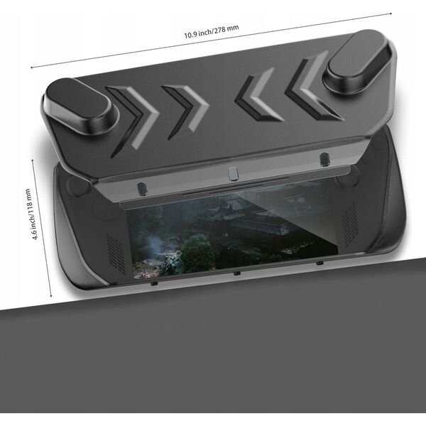 JYS Zestaw 5w1 Futerał Etui Przód Tył Osłona LCD Osłony Pady Asus ROG Ally X / JYS-RAX010
