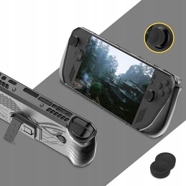 JYS Zestaw 5w1 Futerał Etui Przód Tył Osłona LCD Osłony Pady Asus ROG Ally X / JYS-RAX010