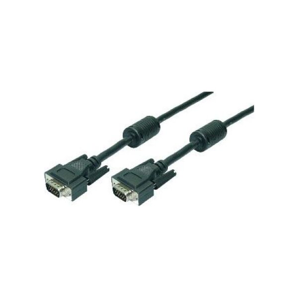 Kabel LogiLink D-Sub (VGA) - D-Sub (VGA) 15m czarny (CV0017)