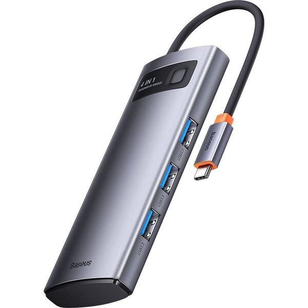 HUB USB Baseus 1x USB-C  + 4x USB-A 3.0 (WKWG070013)