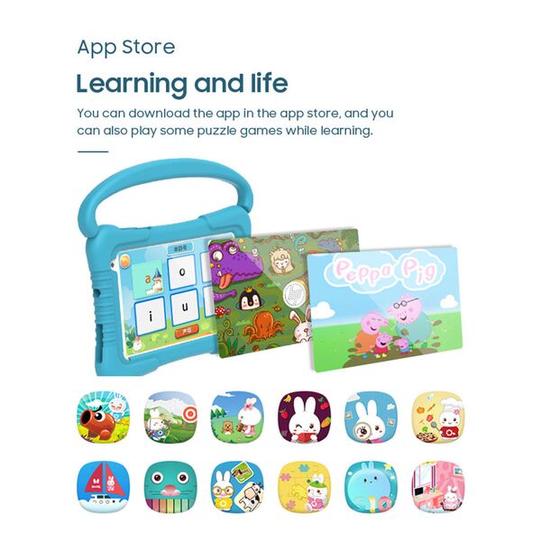 Kids tablet 7" No brand Q2K, Blue - 13099 έως 12 άτοκες Δόσεις