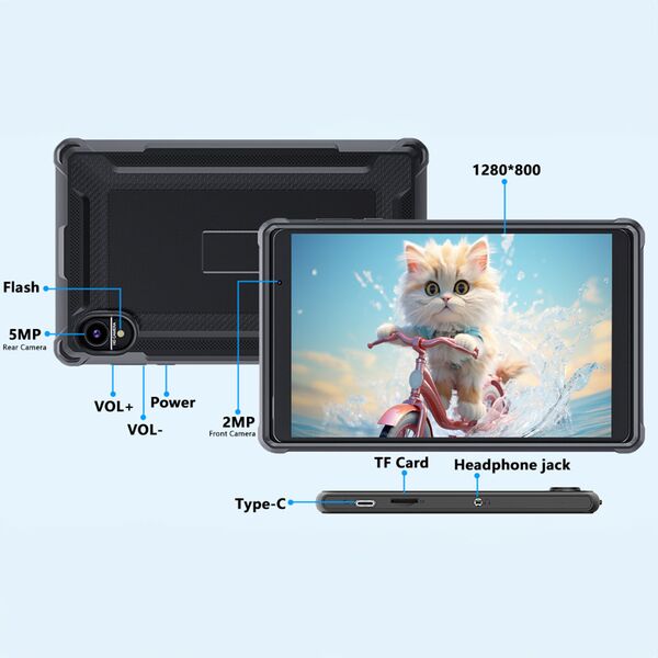 Tablet 8" No brand CP81, Black - 13100 έως 12 άτοκες Δόσεις