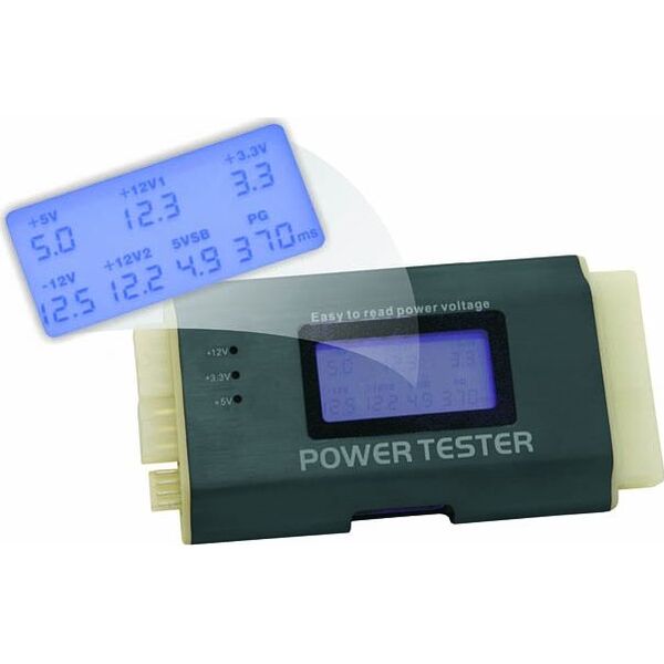 Delock Tester zasilaczy komputerowych (18159) 292351 4043619181599