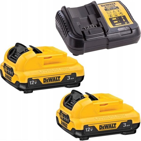Zestaw elektronarzędzi Dewalt DEWALT.COMBO KIT 12V DCK2101L2T (DCH072 DCD703) 2x3.0Ah TSTAK