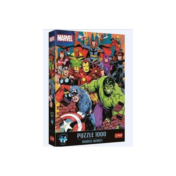 Trefl Puzzle 1000 elementów Premium Plus Quality Marvel Heroes