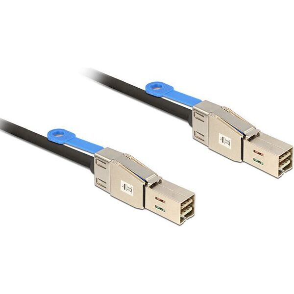 Delock SFF 8644 - SFF 8644, 2m, Czarny (83395)