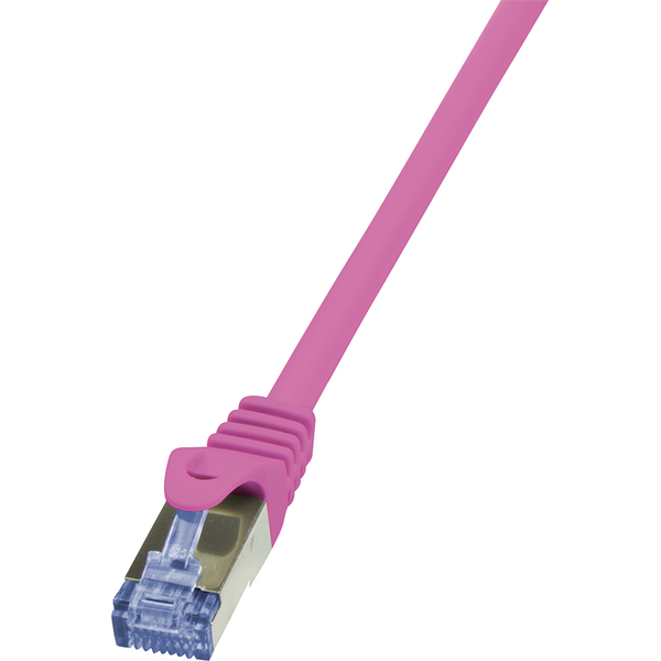LogiLink Patchcord Cat.6A, S/FTP, 3m, różowy (CQ3069S)