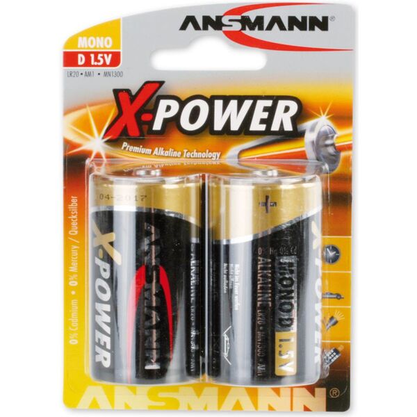 Ansmann Bateria X-Power D / R20 2 szt.