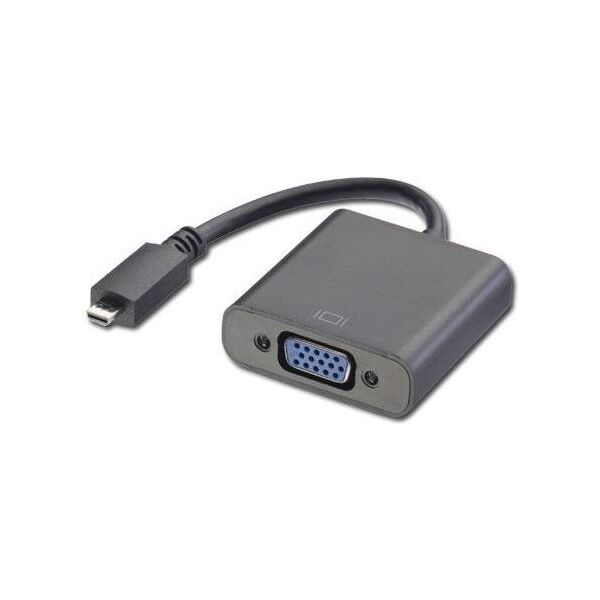 Adapter AV Lindy HDMI Micro - D-Sub (VGA) czarny (38193)