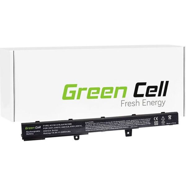 Bateria Green Cell Asus X551 D550 F551 R512C (AS75) 1208218 5902701419905
