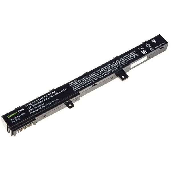 Bateria Green Cell Asus X551 D550 F551 R512C (AS75) 1208218 5902701419905