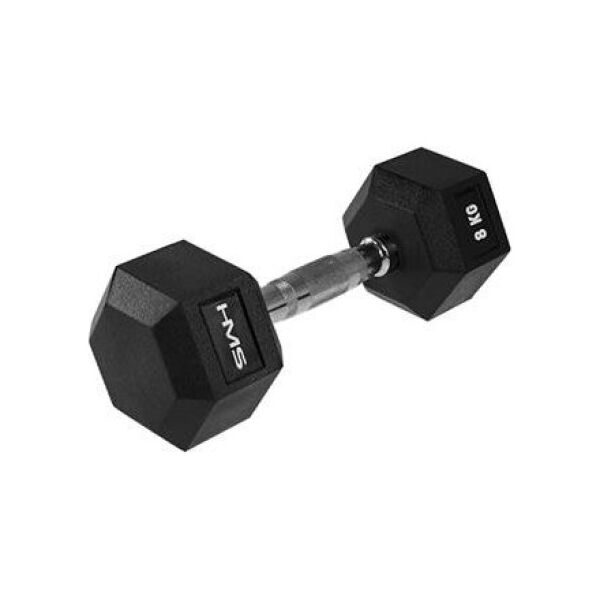 HMS ‎‎Hantel Hex Pro gumowany 1 x 8 kg