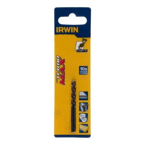 Wiertło Irwin do metalu HSS walcowe 1mm 2szt. (10502202)