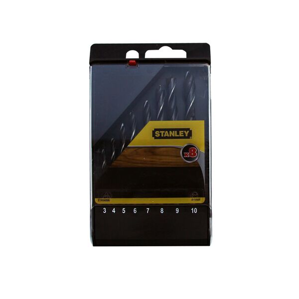 Wiertło Stanley do drewna kręte walcowe 7 4 5 3 6 10 8 9mm zestaw (STA56006)