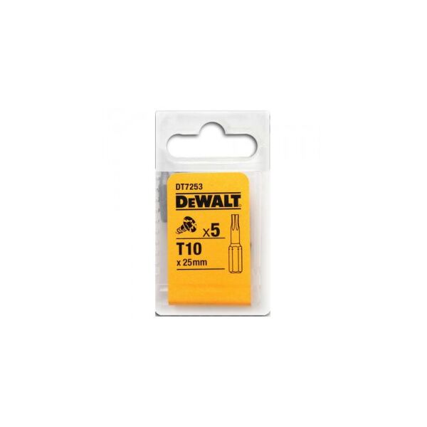 Dewalt Końcówki wkrętarskie do końcówek Torx 25mm T10 - DT7253