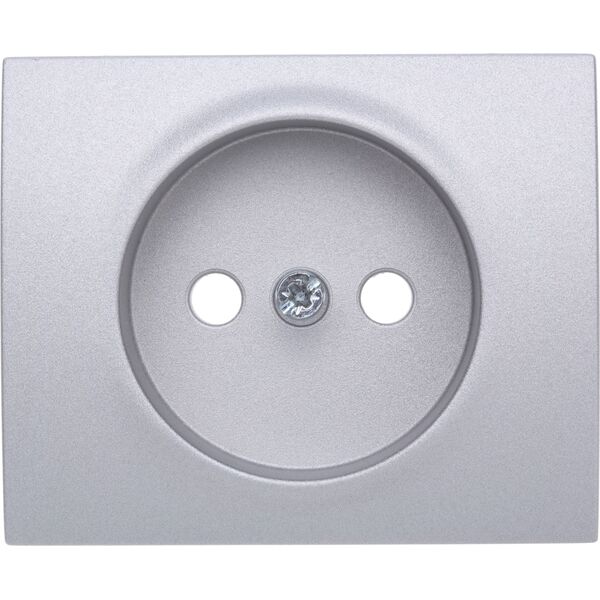 Legrand Plakietka gniazda pojedynczego srebrna Sistena Life - 771326