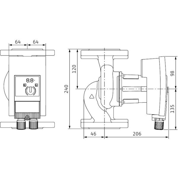 Wilo Pompa CO YONOS MAXO 50/0,5-8 PN6/10 (2120649)
