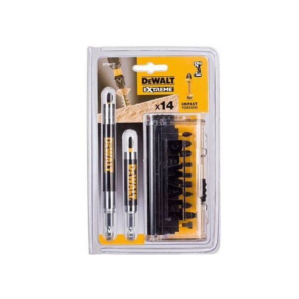 Dewalt Zestaw bitów udarowych z uchwytem Torsion 14szt. (DT70512T)