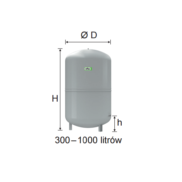 Reflex Zbiornik membranowy N 500L C.O. - 8218300
