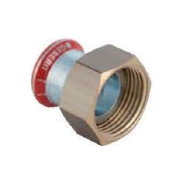 Geberit Śrubunek Mapress C-Stahl 22mm przejściowe do zaworów GW 1" (25034)