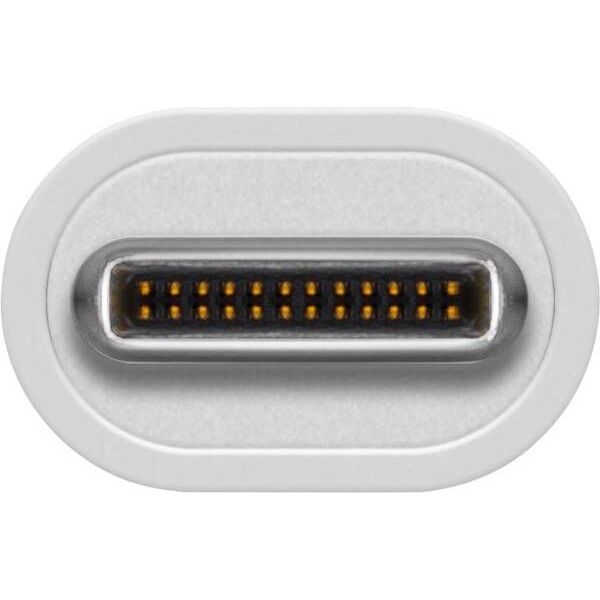 Kabel USB Goobay USB-C - USB-C 1 m Biały (67194)