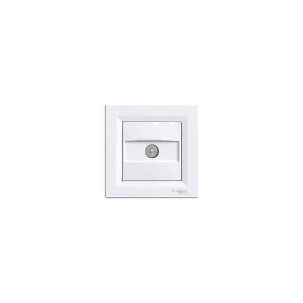 Schneider Electric Gniazdo antenowe Asfora TV przelotowe białe (EPH3200221)