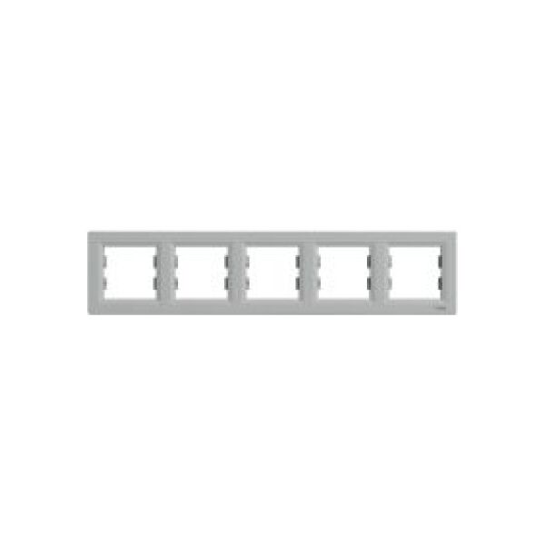 Schneider Electric Ramka 5-krotna pozioma aluminium (EPH5800561)