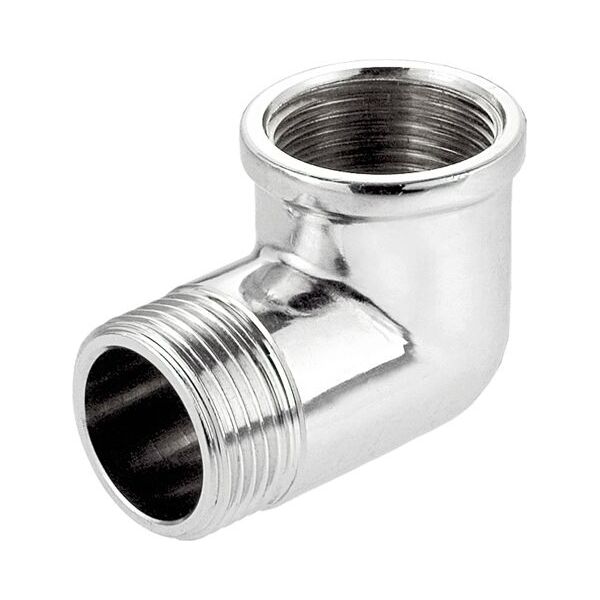 Perfexim Kolano mosiężne chrom GW - GZ 3/8" (07-451-0100-000)