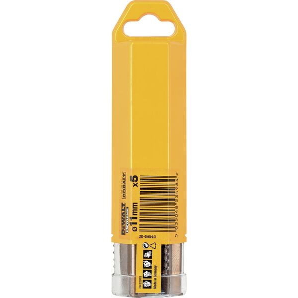 Wiertło Dewalt do metalu kobaltowe walcowe 11mm 5szt. (DT4945)