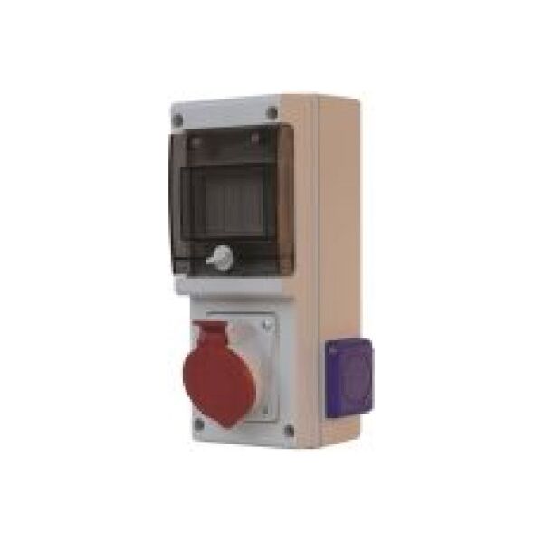 Scame Rozdzielnia wyposażona 1X16A/380V 3P+N+E 2X230V (632.1W)