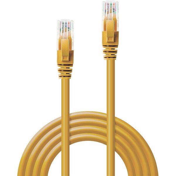 Lindy Patchkabel Cat6 U/UTP gelb 0.30m (48060)