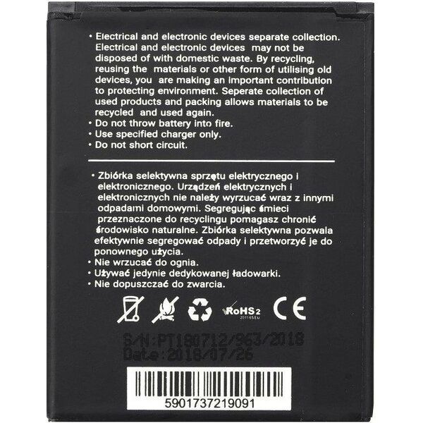 Bateria Blue Star BlueStar Battery Samsung I8260 Galaxy Core Li-Ion 2000 mAh Analog EB-B150AE