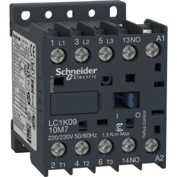 Schneider Electric Stycznik mocy 9A 3P 230V AC 50Hz 1Z LC1K0910P5