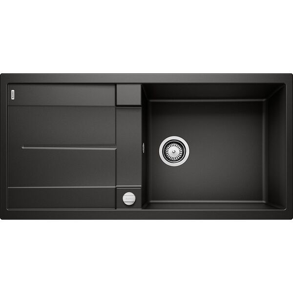Zlewozmywak Blanco Metra XL 6 S Silgranit czarny z korkiem automatycznym (525931)
