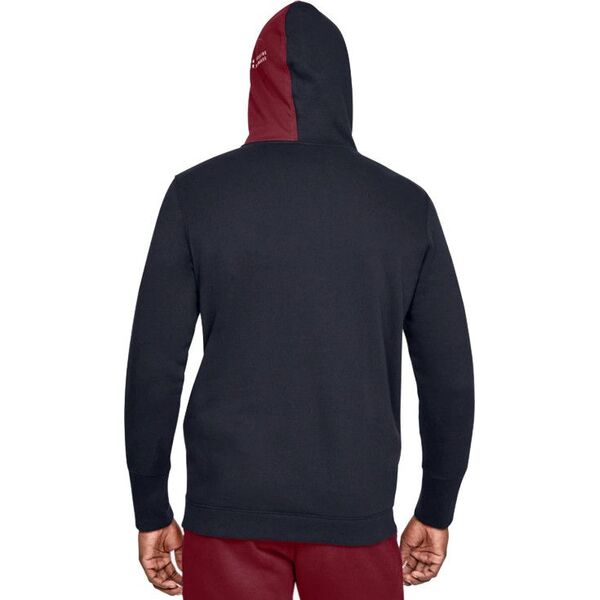 Under Armour Bluza męska Baseline Fleece Full Zip Hoodie czarna r. XS (1343006-002)