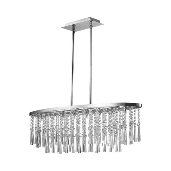 Lampa wisząca Spotlight Lampa wisząca chrom nad stół Spotlight LUXORIA 9028828