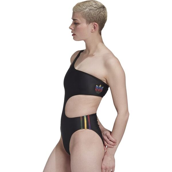 Adidas Kostium kąpielowy adidas Originals Adicolor 3D Trefoil Swimsuit GD3972 GD3972 czarny 30