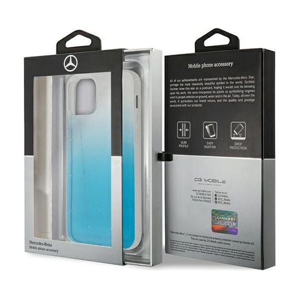 Mercedes Mercedes MEHCP12LCLGBL iPhone 12 Pro Max 6,7" niebieski/blue hardcase Transparent Line
