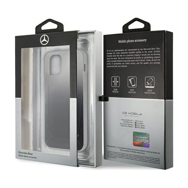 Mercedes Mercedes MEHCP12SARGBK iPhone 12 mini 5,4" czarny/black hardcase Transparent Line
