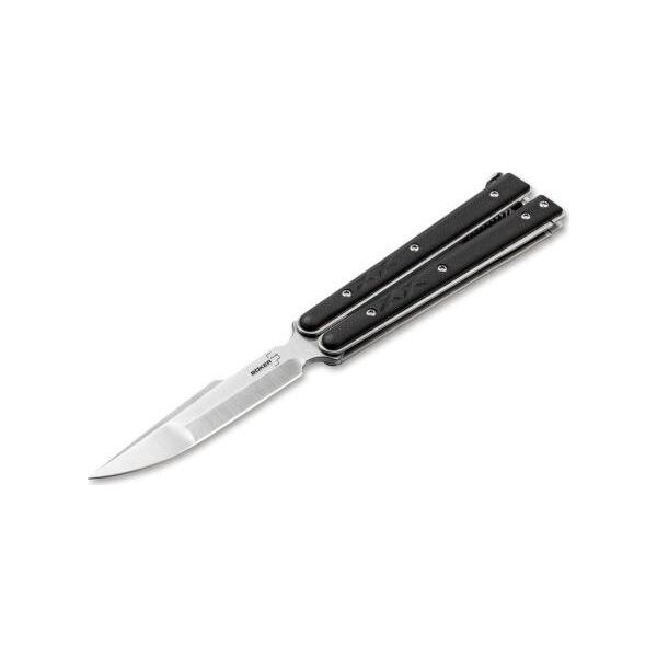 Boker Nóż Boker Plus Balisong Tactical, Mały Czarny uniwersalny