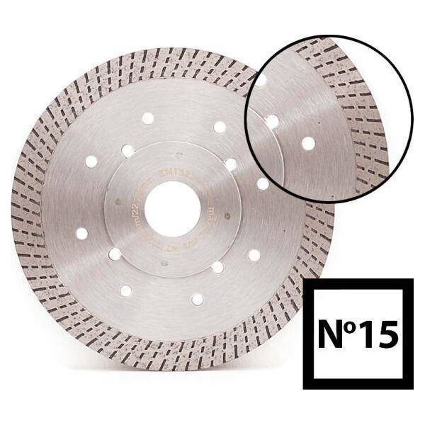 Abraboro Tarcza diamentowa do płytek 230 x 25,4/22/10  N15 Turbo (AB23000015)