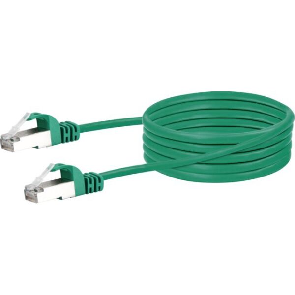 Schwaiger Schwaiger CAT6 Netzwerkkabel , S/FTP, 1,0m, grün