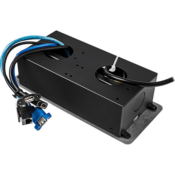 Spacetronik Gniazdo Blatowe Przedłużacz Otwierane HDMI 2xUSB CAT6 Spacetronik SPS-D26S