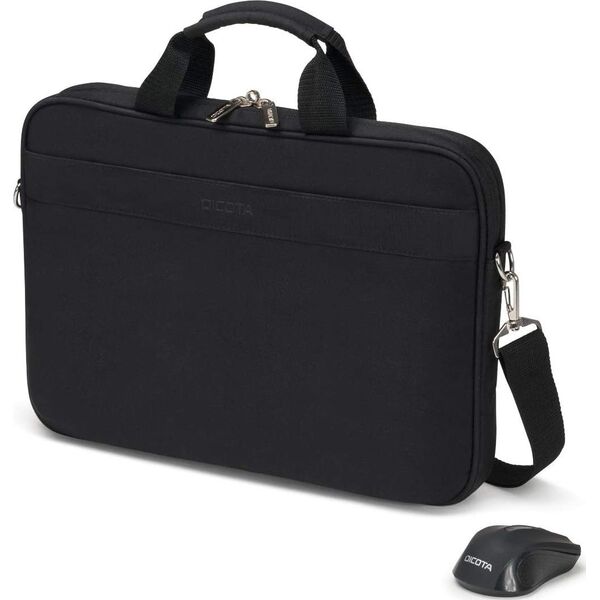 Torba Dicota Top Traveler Mouse Kit 15.6" + mysz bezprzewodowa (D31685)