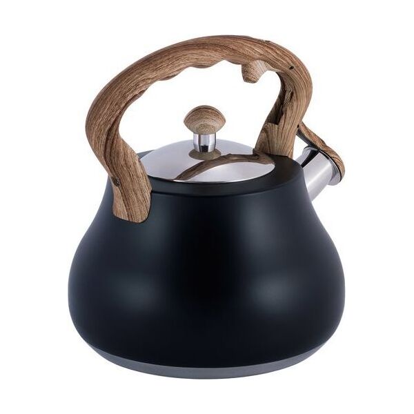 Kamille Czajnik stalowy z gwizdkiem 2.7 L Czarny Kamille KM-1092