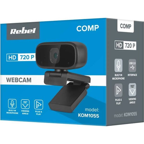 Kamera internetowa Rebel KOM1055