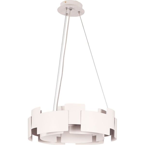 Lampa wisząca Milagro Nowoczesna lampa sufitowa ledowa biała Milagro TORINO ML6140
